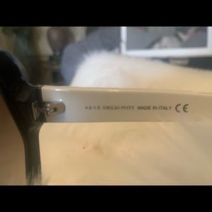 Now these are a very stylish pair of Pucci, gently worn brown lens and cream